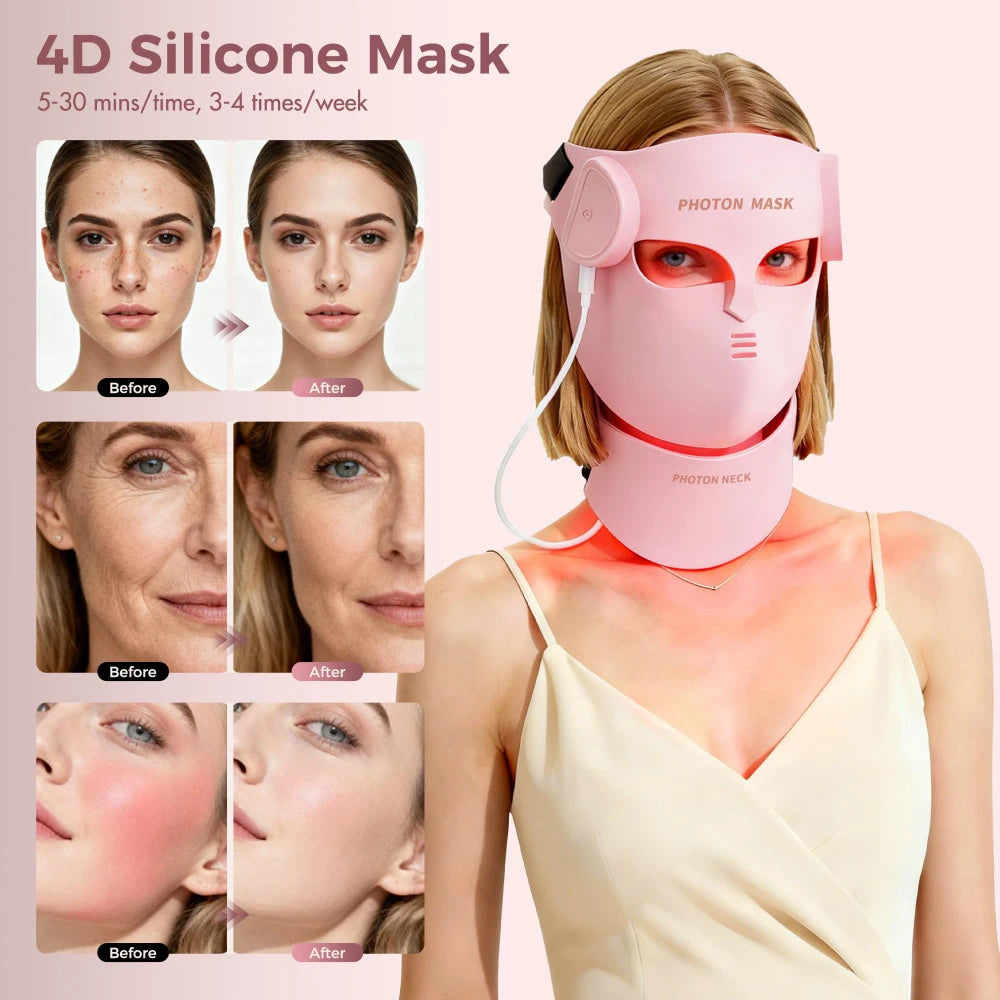 Silicone LED Light Therapy Mask