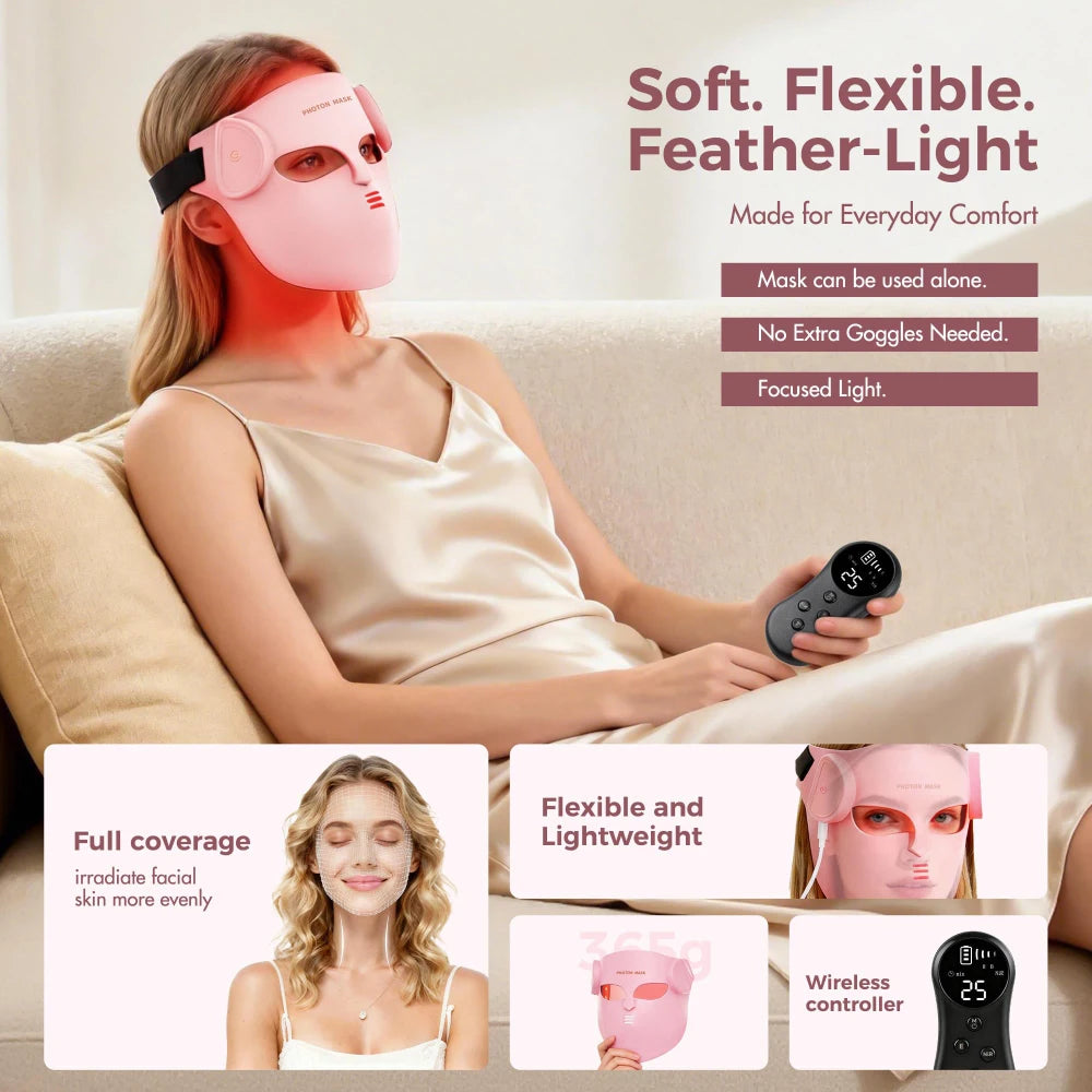 Silicone LED Light Therapy Mask