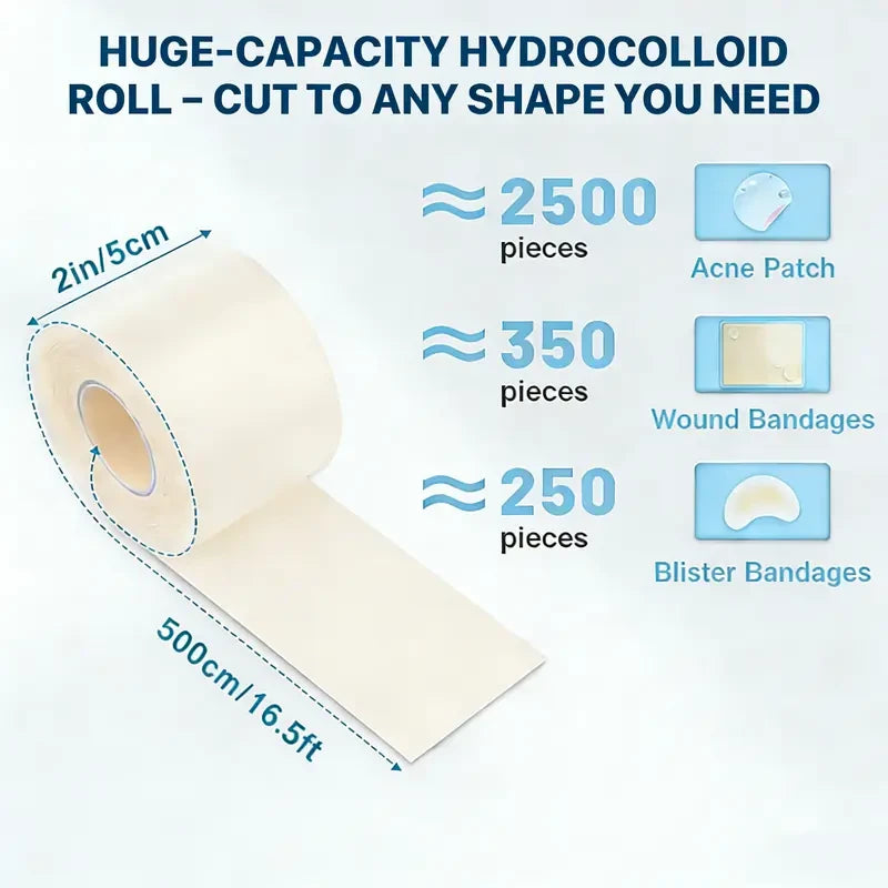 Custom Cut Hydrocolloid Patch Roll