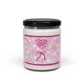 Valentine's Heart Lolipop Scented Soy Candle— Scented 9oz